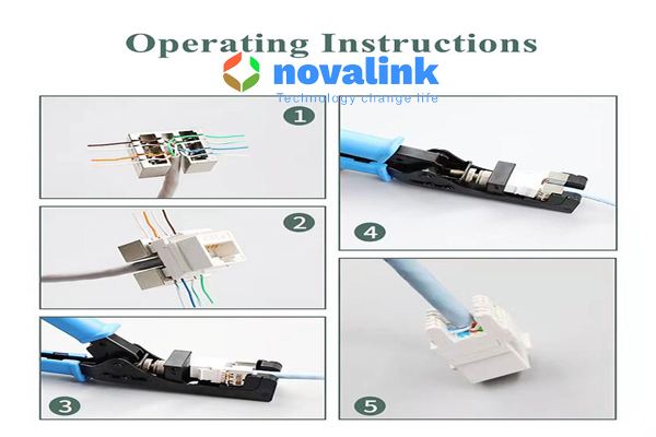 Tool nhấn  nhân mạng 8 sợi cùng 1 lcúc chính hãng Novalink cao cấp